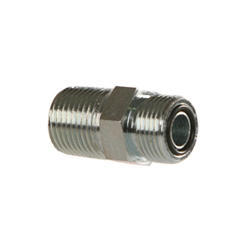 1/4" macho OFRS X 1/4" NPT macho Adaptador hidráulico - acero inoxidable recto PANAMA